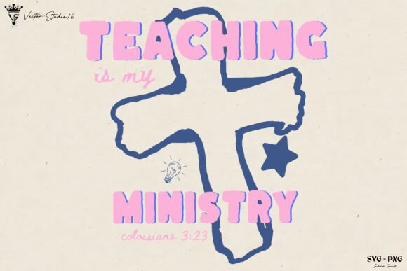 Christian Teacher SVG PNG Graphics & Illustrations