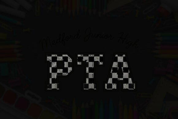 Medford Junior High PTA Buffalo Check Graphics & T-Shirt Designs