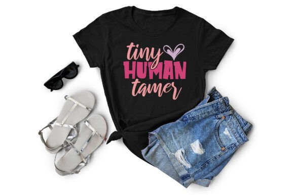 Review: Tiny Human Tamer SVG PNG Teacher T-shirt Design