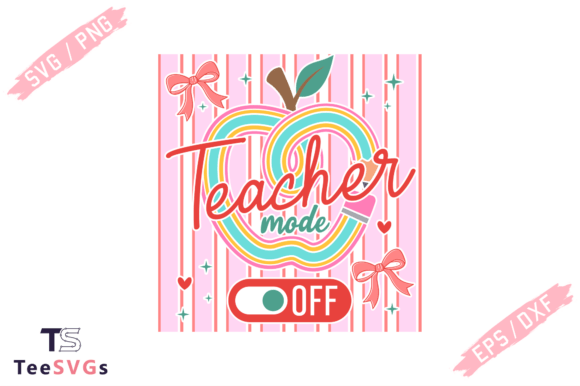 Reviewing Teacher Mode off Coquette Striped Svg