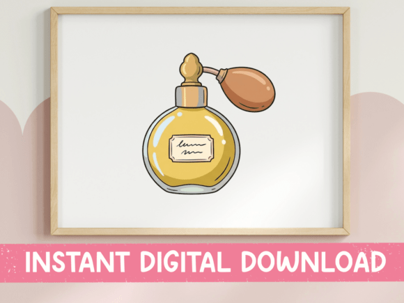 Vintage Atomizer Perfume SVG for Graphics and T-Shirt Designs